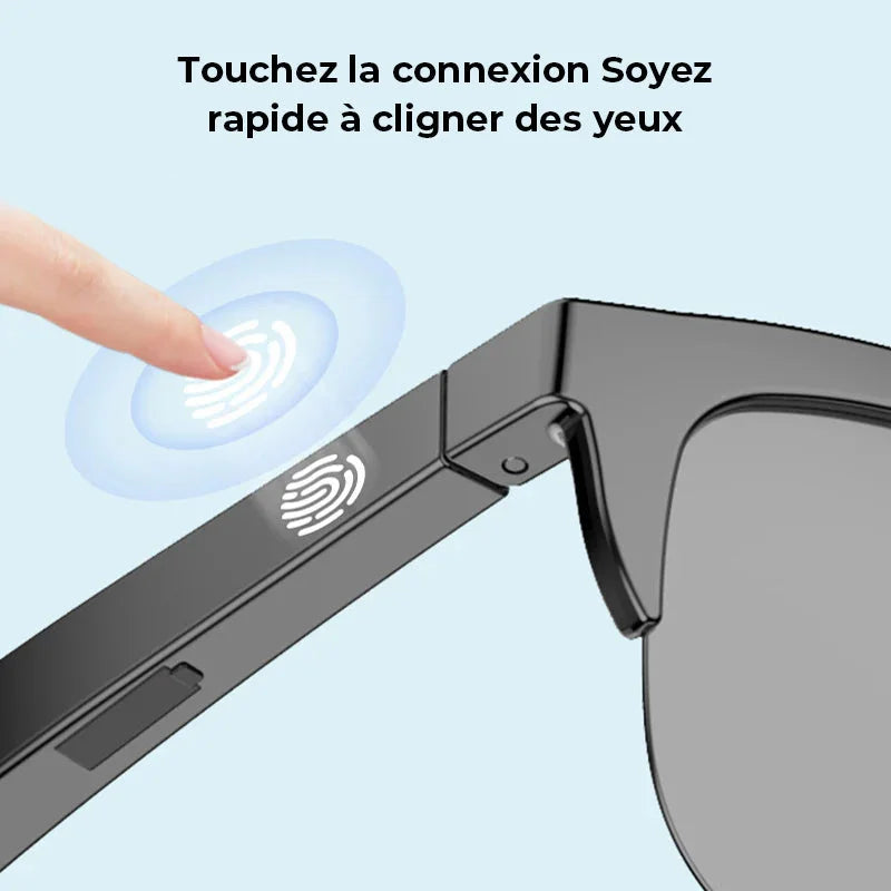 Lunettes de soleil Bluetooth intelligentes sans fil