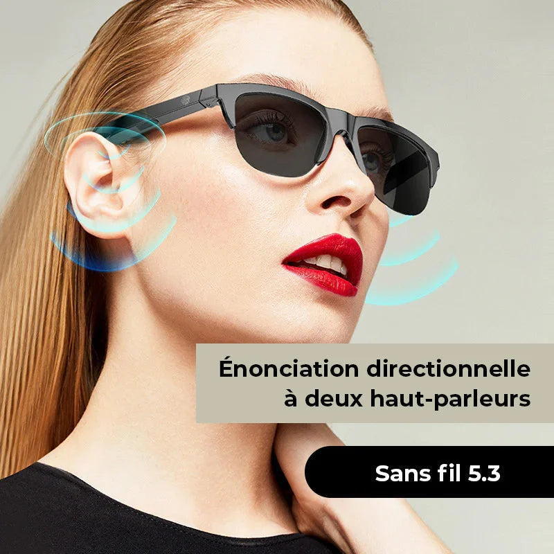 Lunettes de soleil Bluetooth intelligentes sans fil