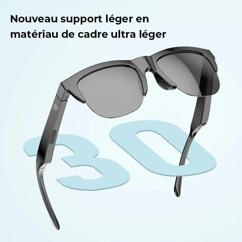 Lunettes de soleil Bluetooth intelligentes sans fil