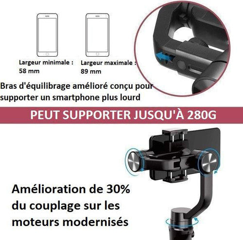 Stabilisateur Intelligent 3D Pour Smartphone